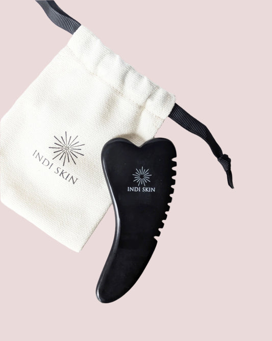 Bian Stone Heart Gua Sha - Facial Circulation