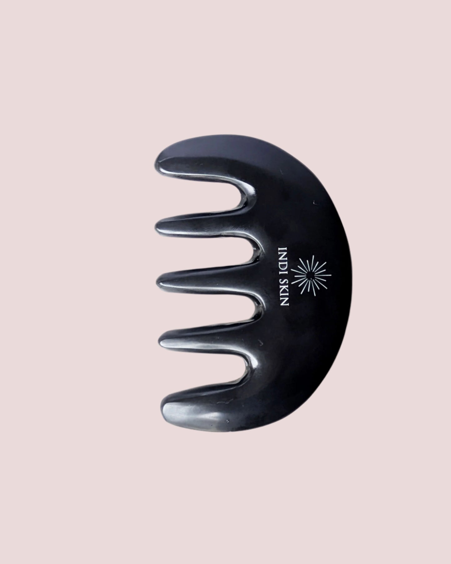 Bian Stone Gua Sha Comb - Face & Scalp