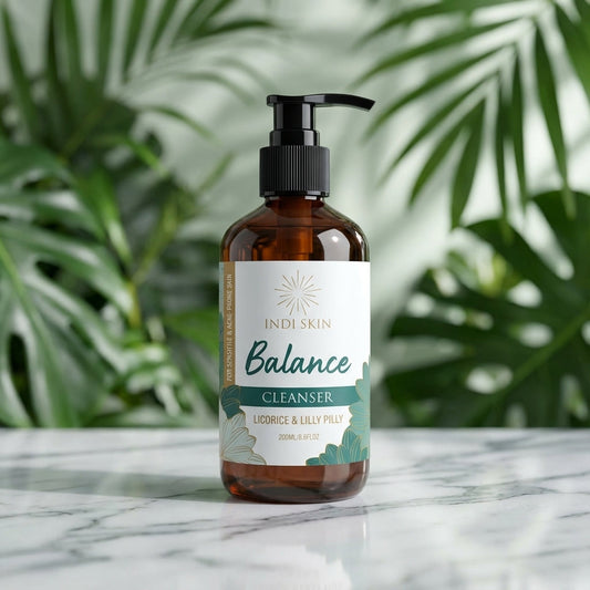 You will be generating high-quality product photos for an online stores product page. The product images should closely match the original products.
Here is the prompt (IMPORTANT!): """A close-up, studio shot of the 'Balance Cleanser with Licorice &