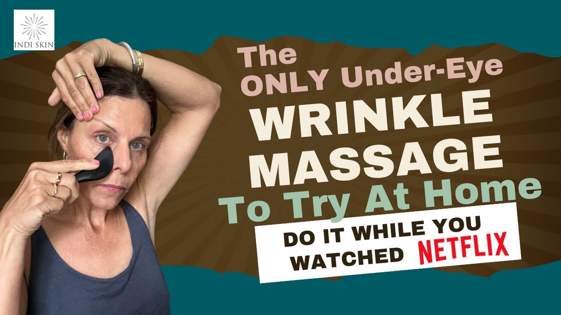 The ONLY Under-Eye Wrinkle Massage To Try At Home - Do It While You Watch Netflix