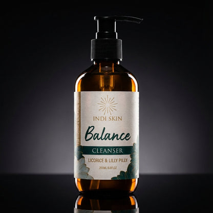 You will be generating high-quality product photos for an online stores product page. The product images should closely match the original products.
      Here is the prompt (IMPORTANT!): """A detailed, macro shot of the 'Balance Cleanser' bottle placed on