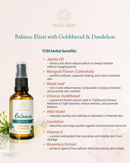 Balance Elixir with Goldthread & Dandelion